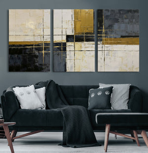 Geometric Abstract Wall Art Canvas Print