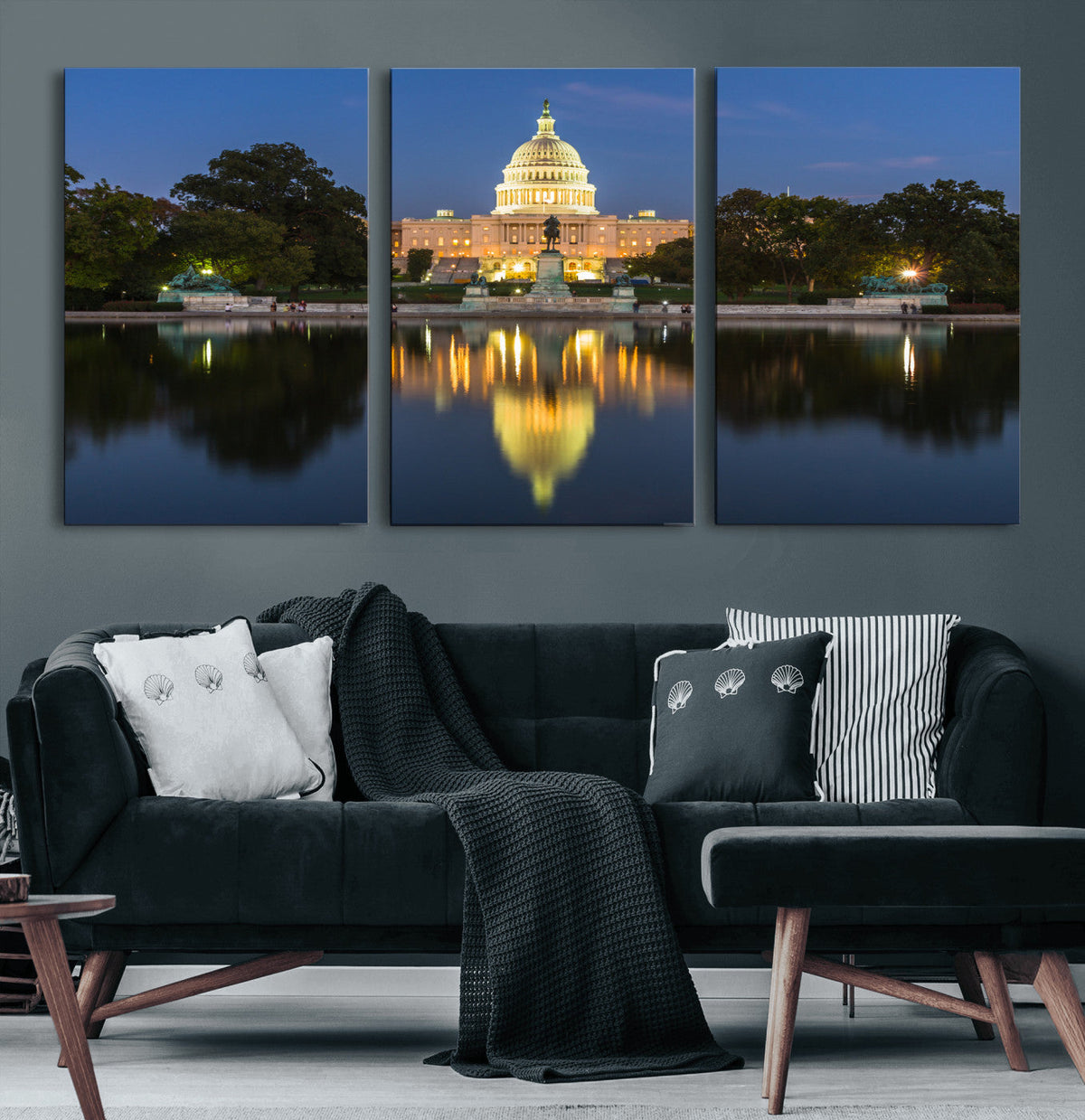 US Capitol Building Wall Art Canvas Print – Washington DC