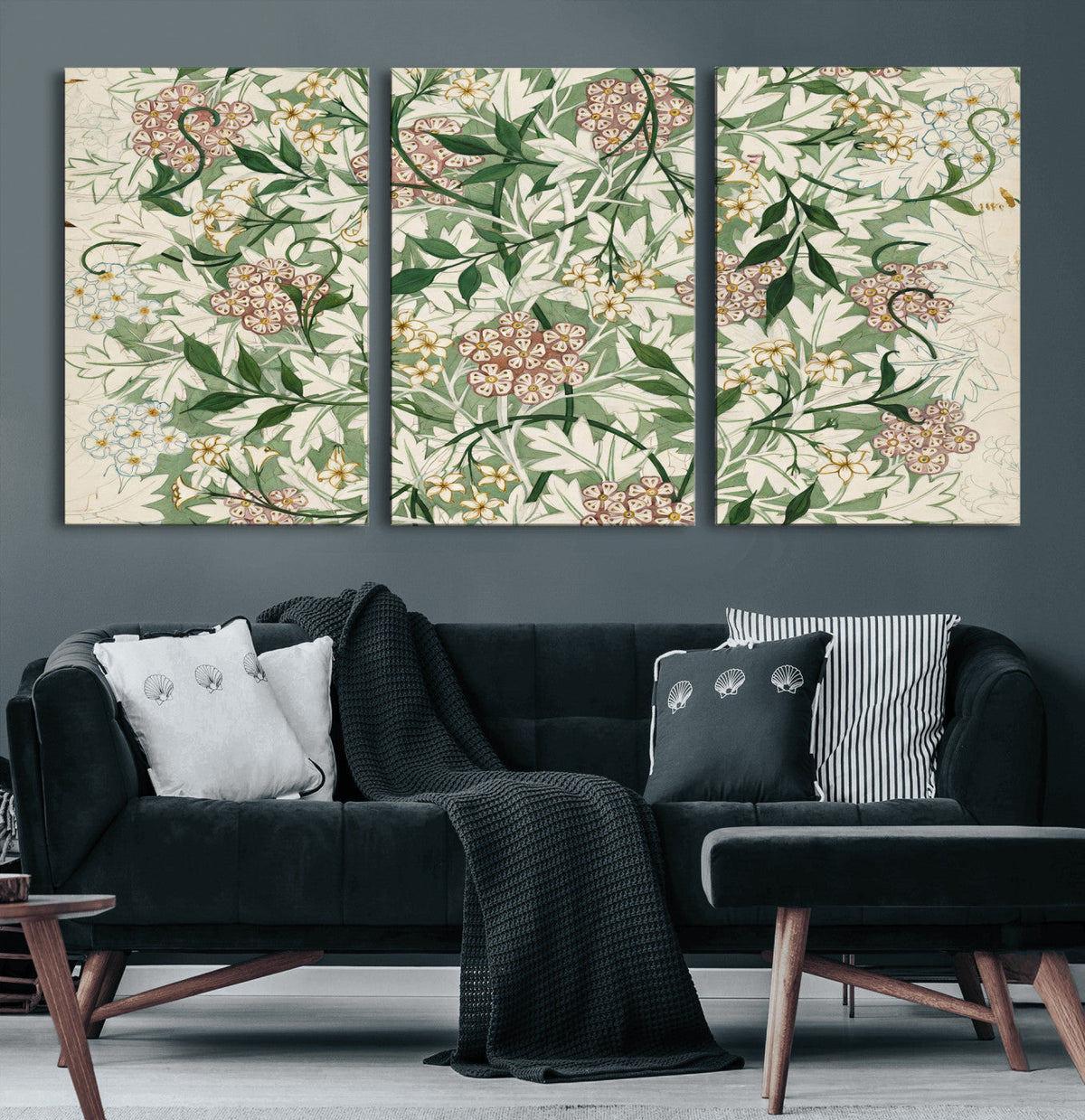 William Morris Jasmine 1872 Canvas Wall Art — Arts and