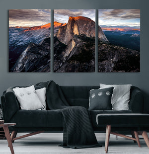 Half Dome Yosemite Wall Art – Majestic Mountain Landscape