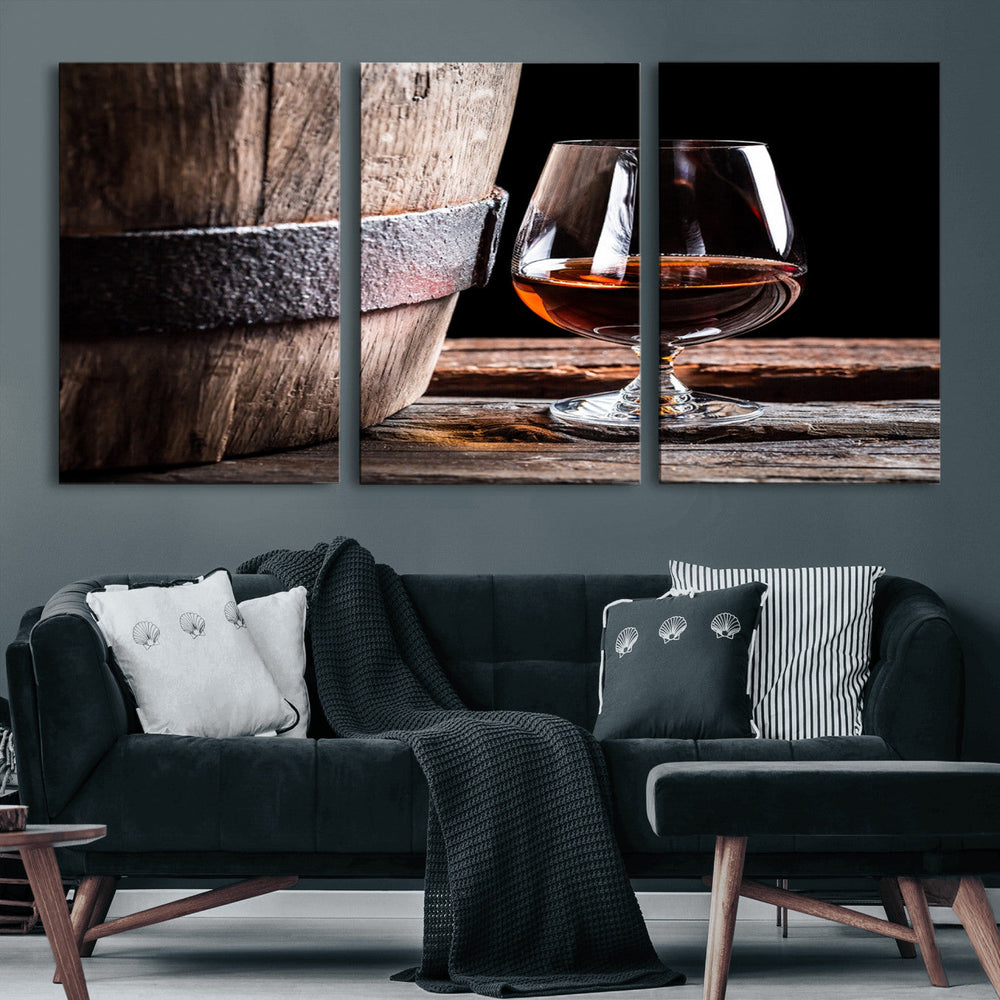 Scots Whiskey Wall Art Canvas Print