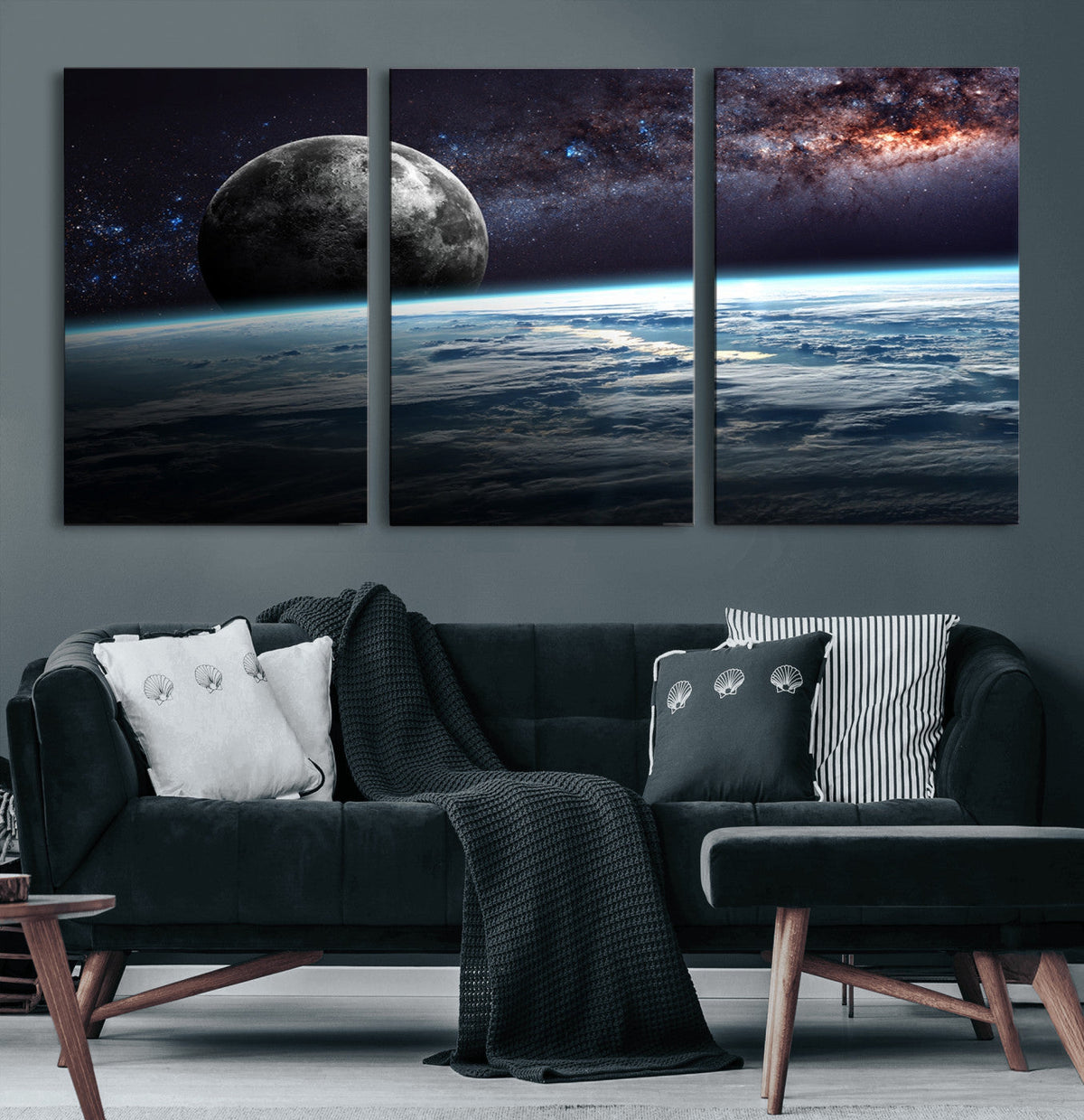 Space and Planet Canvas Print