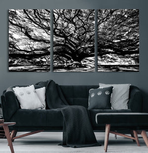 Mighty Angel Oak Wall Art | Angel Oak Tree Art Print