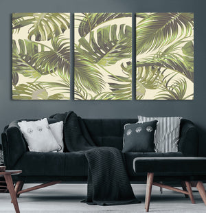 Palm Leaves Canvas Print