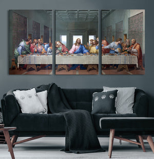 The Last Supper Multi Panel Canvas Wall Art