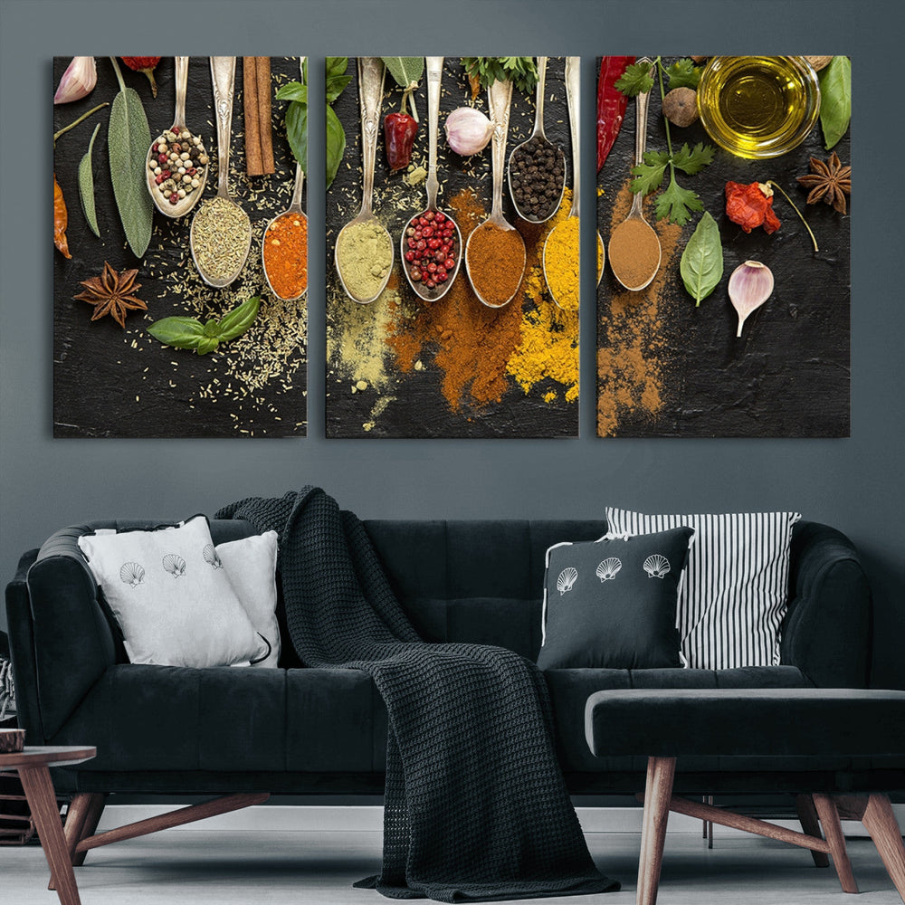 Spices Wall Art Canvas Print