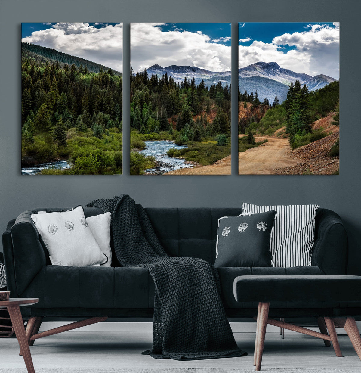 San Juan Nal Forest Wall Art Landscape Canvas Print