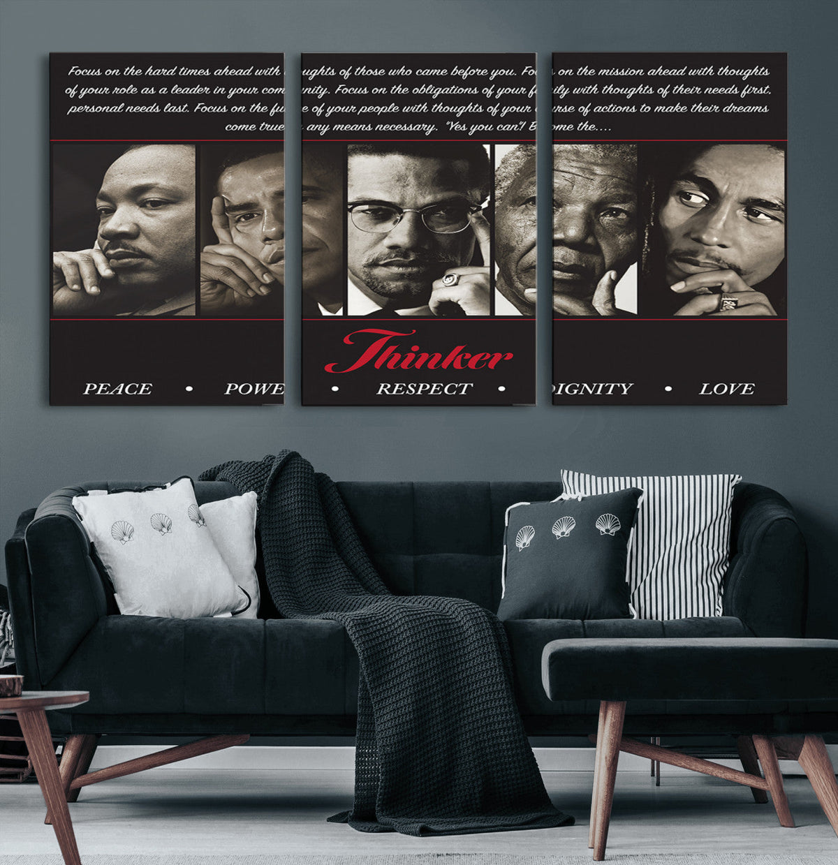 Thinkers of Wall Art Canvas Print - Inspirational Wall Art