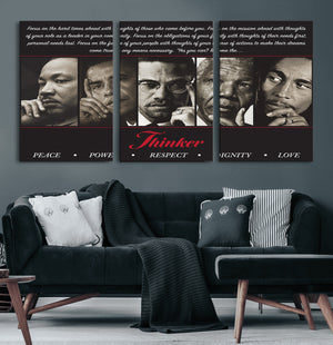 Thinkers of Wall Art Canvas Print - Inspirational Wall Art