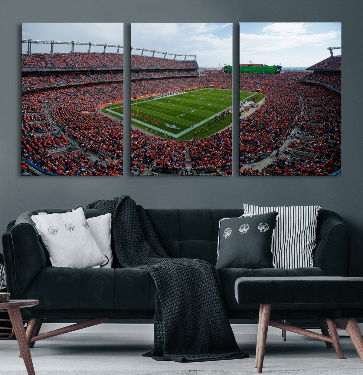 Denver Broncos Football Team Print - Empower Field Mile High