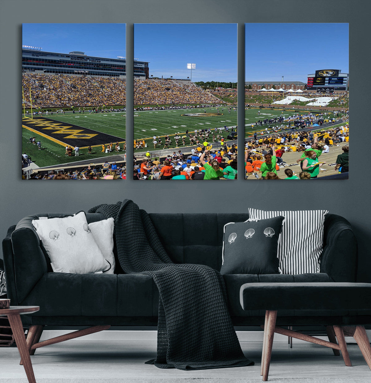 University of Missouri Tigers Football Team Print - Columbia
