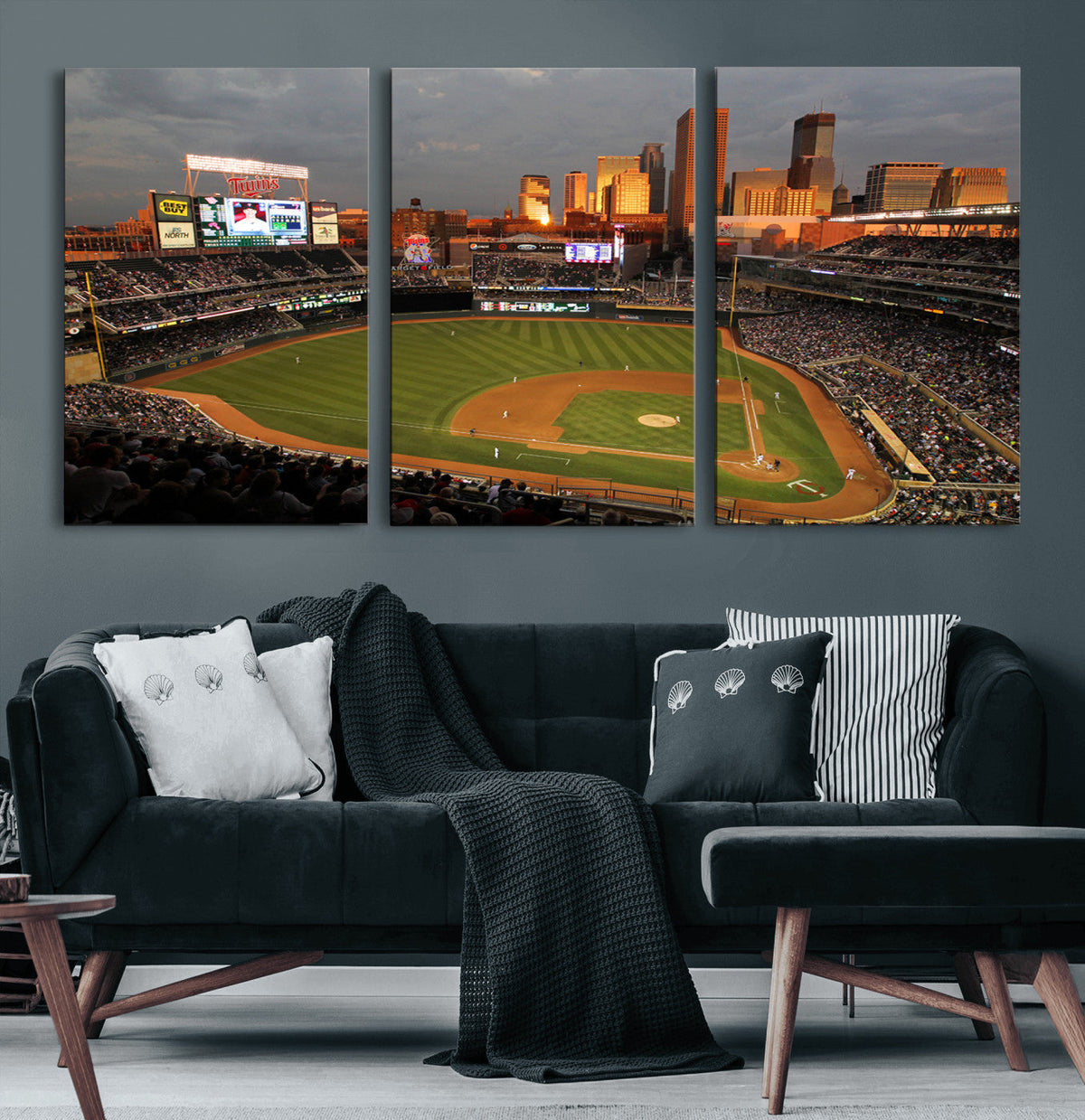 Minnesota Twins Baseball Team Print - Minneapolis Target