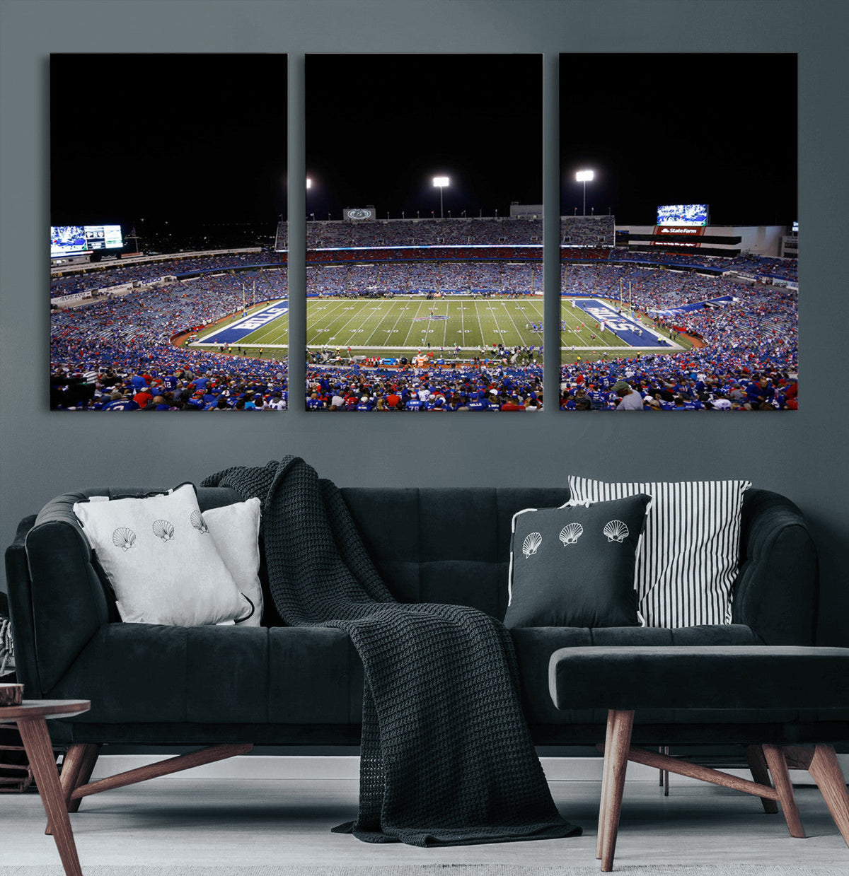 Buffalo Bills Wall Art - Buffalo Bills Stadium Canvas Print,