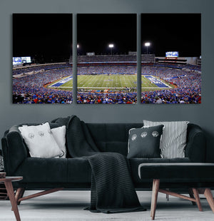 Buffalo Bills Wall Art - Buffalo Bills Stadium Canvas Print,