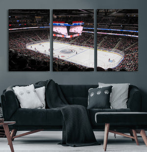 Rogers Place Edmonton Oilers Ice Hockey Stadium Wall Art,