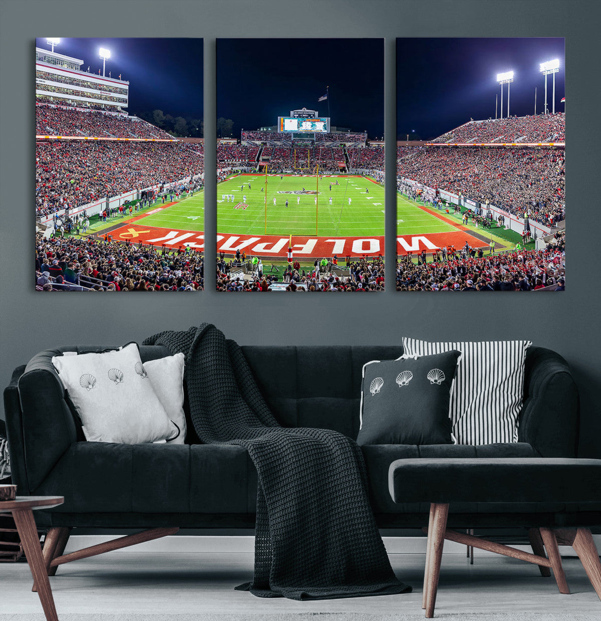 NC State Wolfpack Canvas Print - Raleigh Carter-Finley