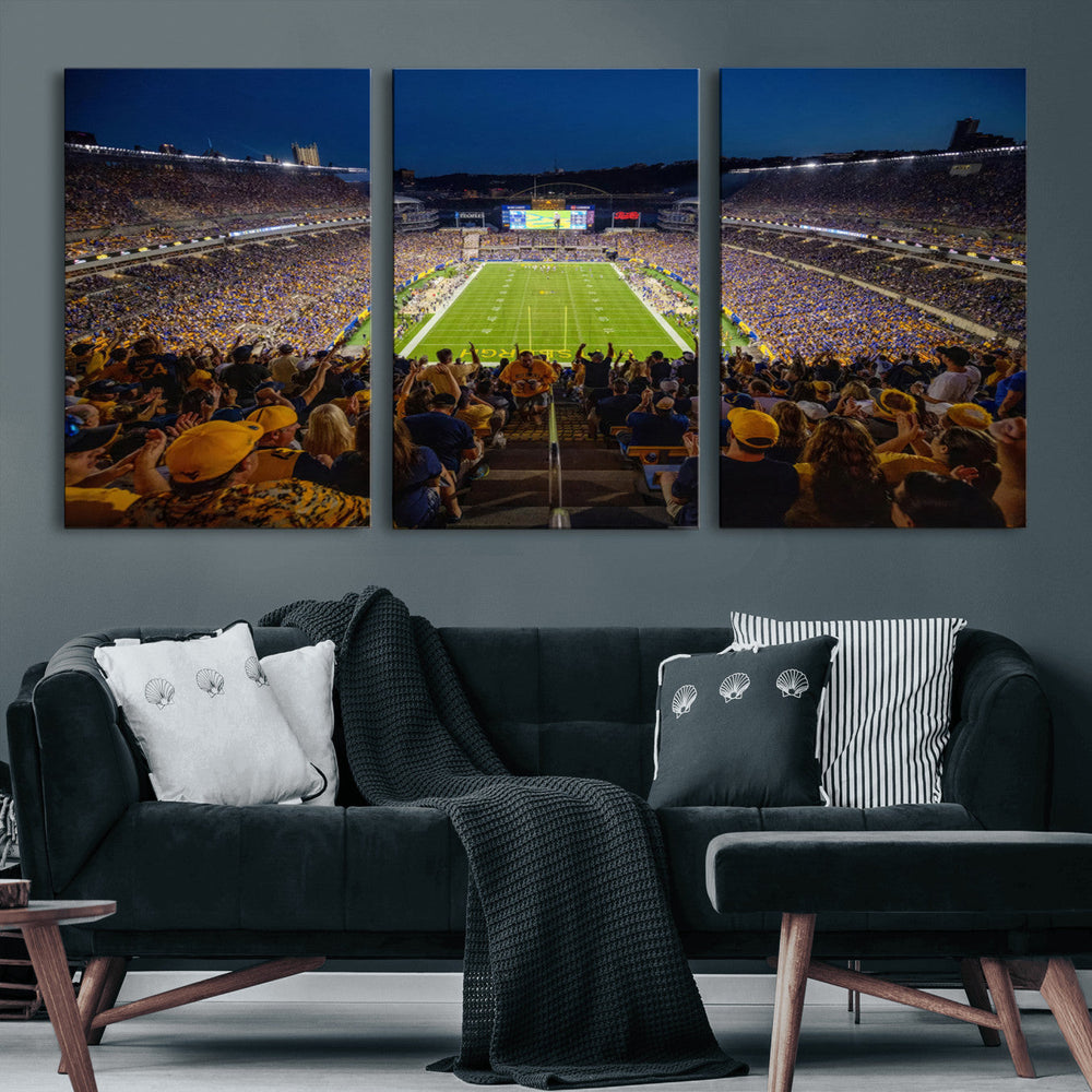 Pittsburgh Panthers Football Team Print - Pittsburgh