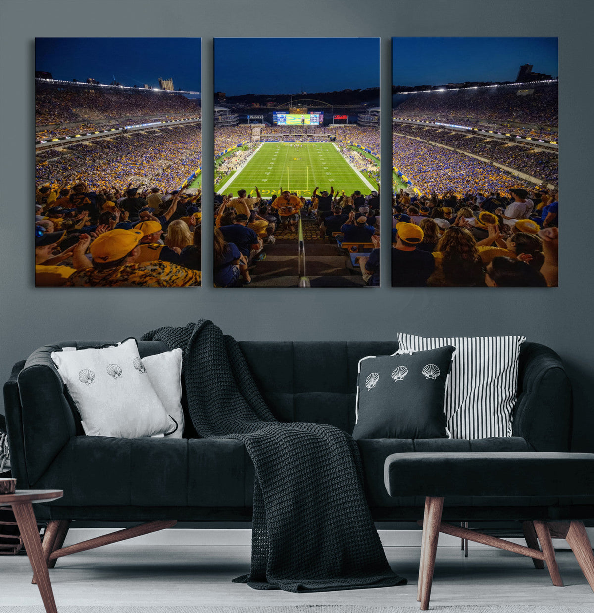 Pittsburgh Panthers Football Team Print - Pittsburgh