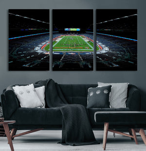 Denver Broncos Football Team Print Canvas- Denver Empower