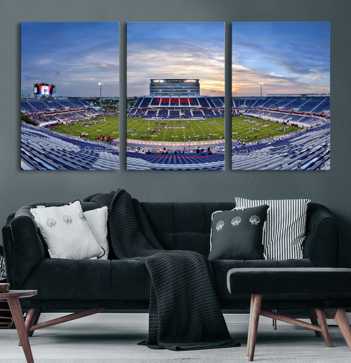 Florida Atlantic University Owls Football Team Print - Boca