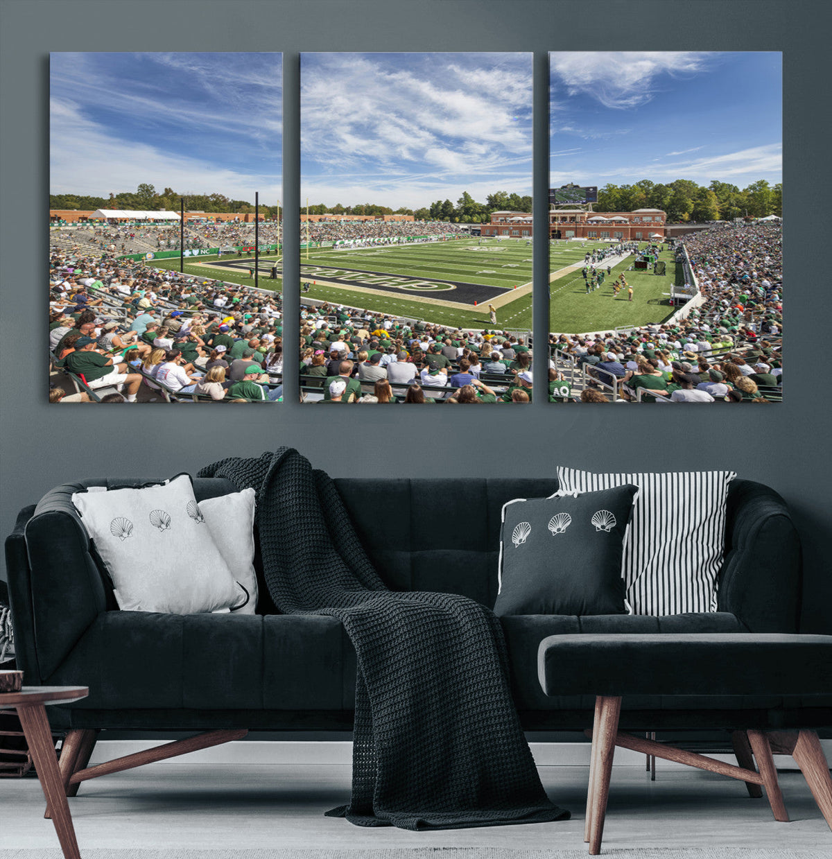 University of Charlotte 49ers Football Team Print -
