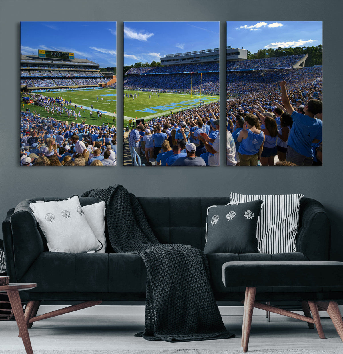 University of North Carolina Tar Heels Team Canvas Print -