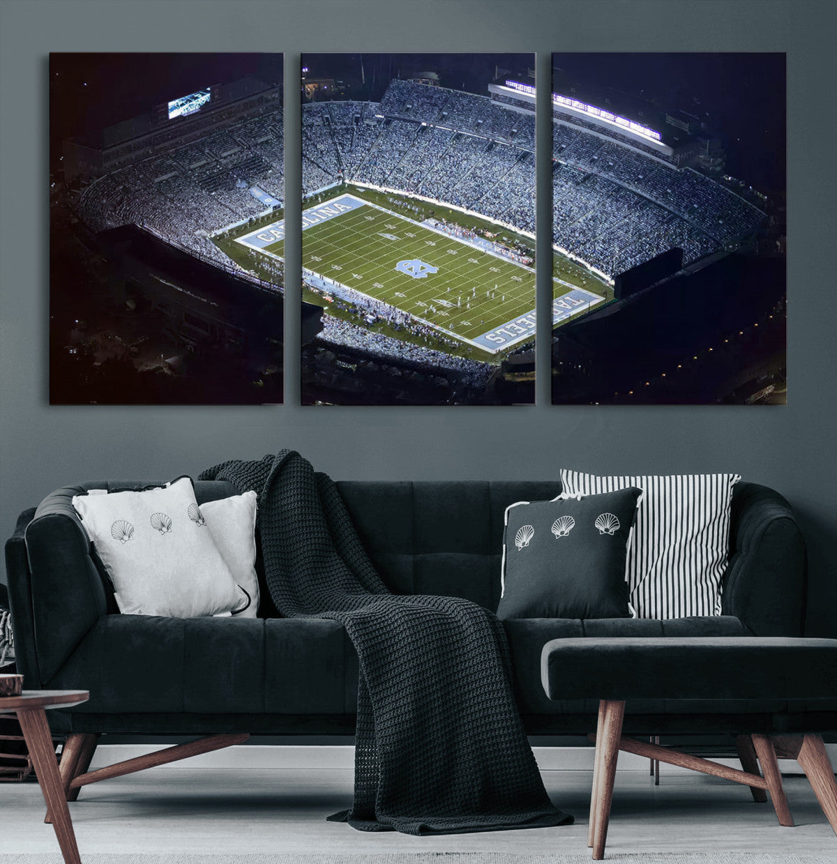 University of North Carolina Tar Heels Football Team Print -