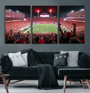 University of Nebraska Cornhuskers Football Team Print -