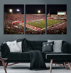 Indiana University Hoosiers Football Team Print Canvas -