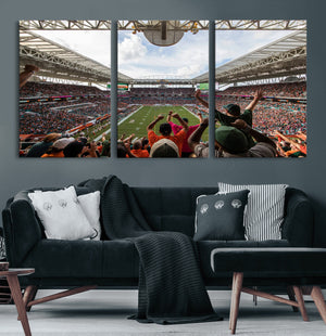 Miami Hurricanes Football Team Wall Art Print - Miami Hard