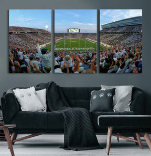 Michigan State Spartans Football Team Art Print - East