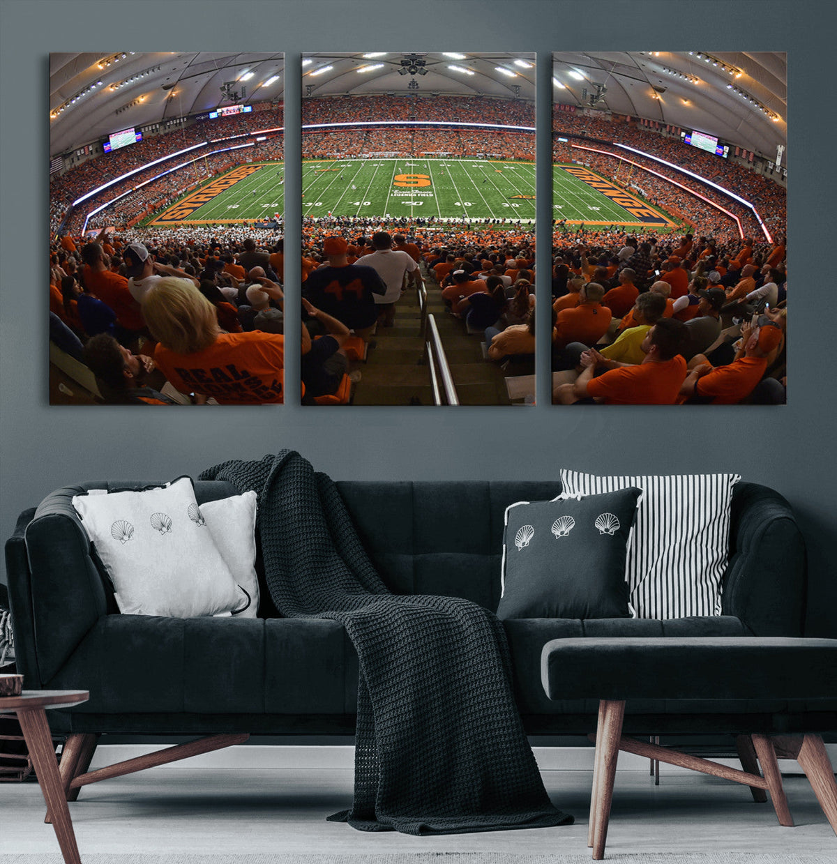 Syracuse University Orange Football Canvas Print, Football