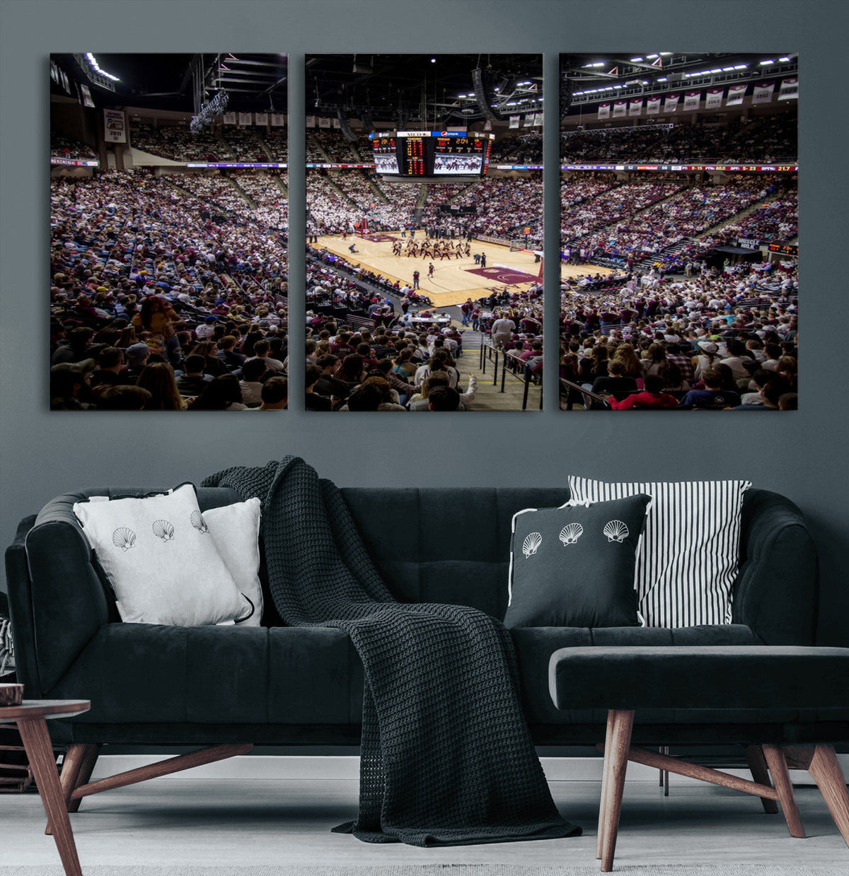 University of Nebraska Cornhuskers Basketball Team Print -