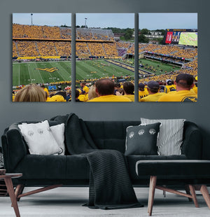 Puskar Stadium Canvas Print Wall Art - Morgantown Print -