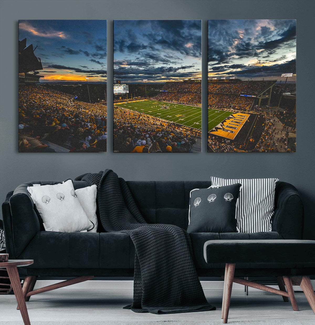 University of Wyoming Cowboys Football Team Print - Laramie