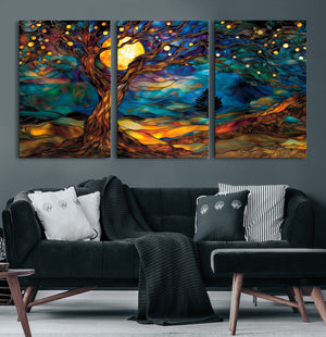 Tree of Life Wall Art - Yggdrasil Tree of Life Canvas Print