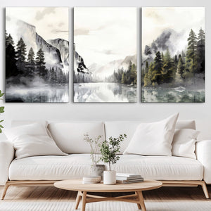 Yosemite Valley Wall Art Canvas Print – Framed and Ready to