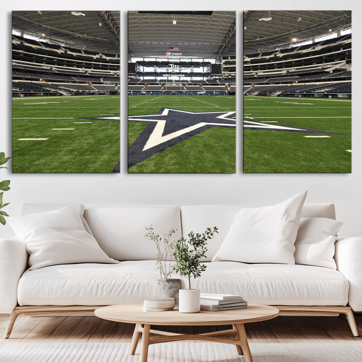 Dallas Cowboys Football Team Print - Arlington AT&T Stadium