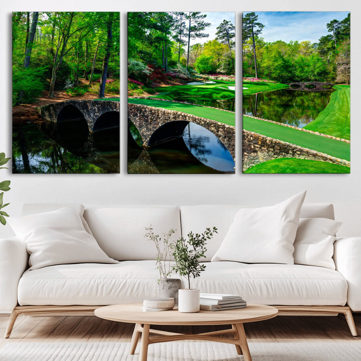 Augusta National Golf Club Wall Art - Panoramic Bridge &