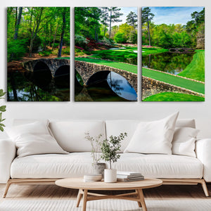Augusta National Golf Club Wall Art - Panoramic Bridge &
