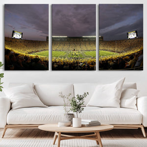 Michigan Wolverines Print - Michigan Stadium Wall Art Canvas