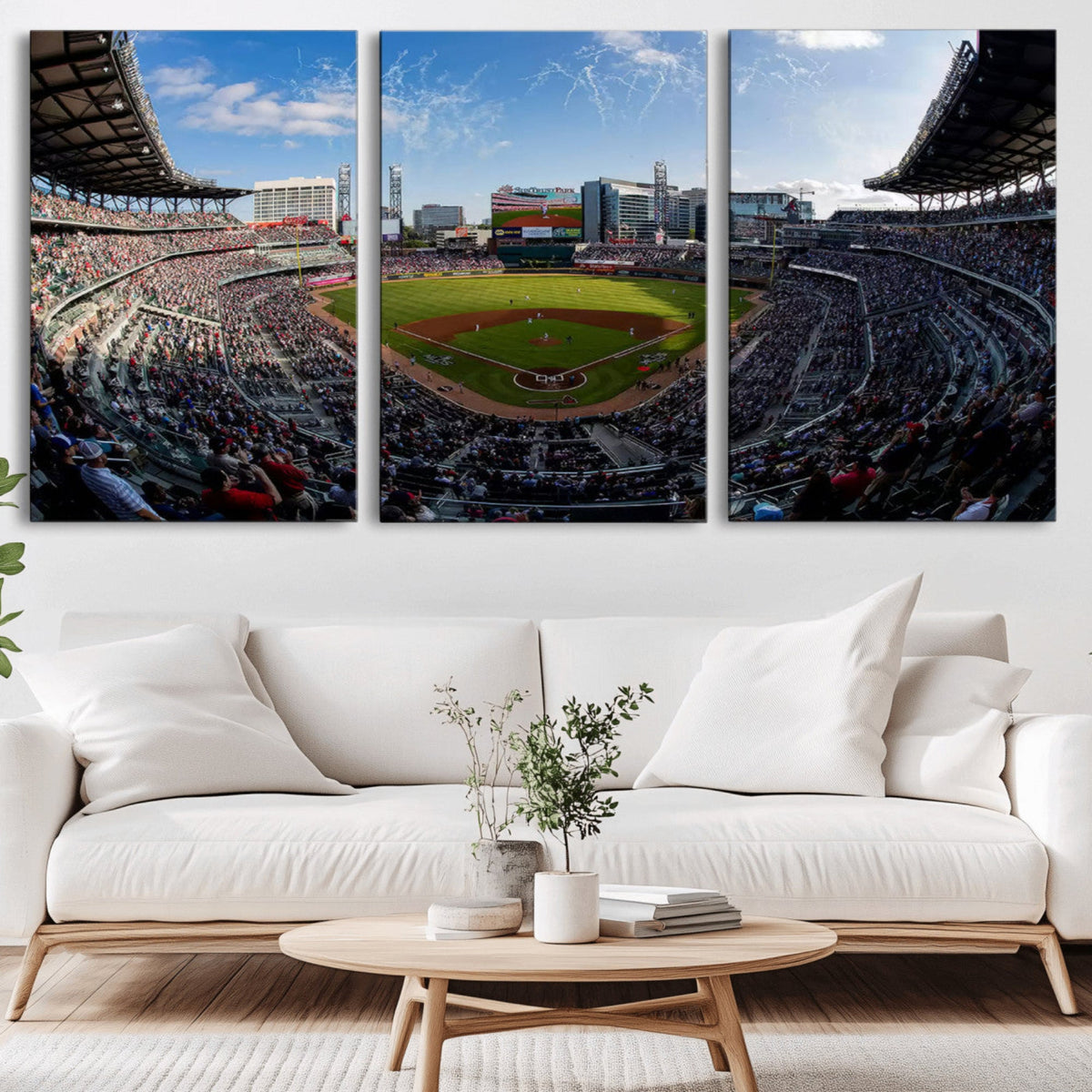Truist Park Stadium Canvas Wall Art - Atlanta Braves Game