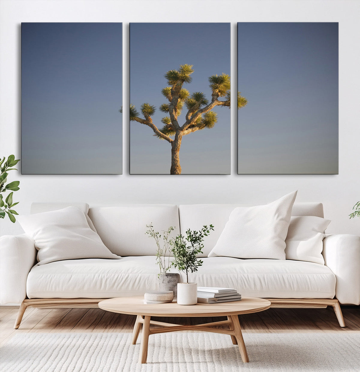 Joshua Tree Wall Art Canvas Print – Framed Southwestern