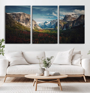 Yosemite National Park Wall Art Canvas Print – Framed
