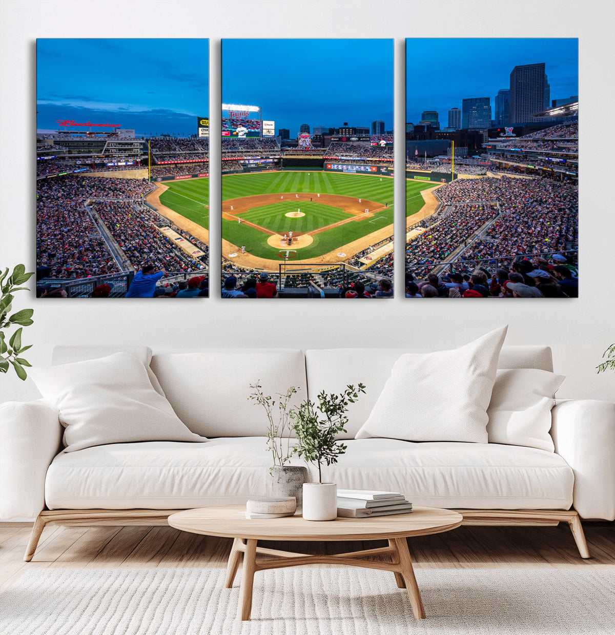 Target Field Stadium Wall Art Canvas Print – Minnesota Twins