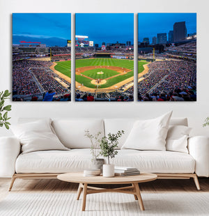 Target Field Stadium Wall Art Canvas Print – Minnesota Twins