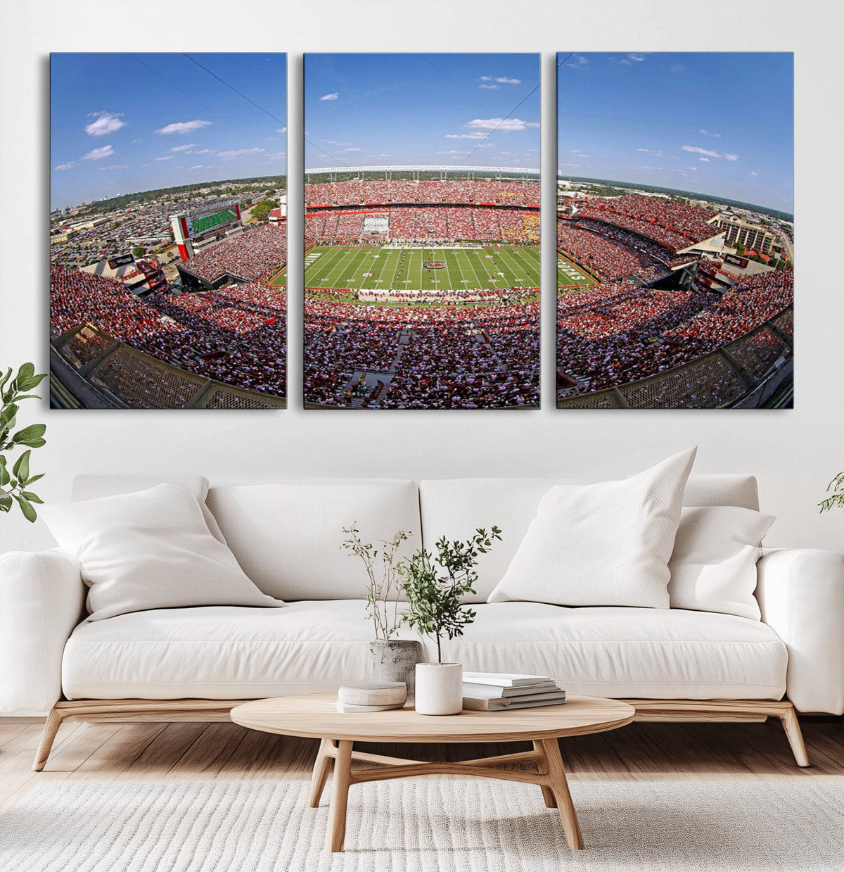 William Brice Stadium Wall Art Canvas Print – Stadium Crowd