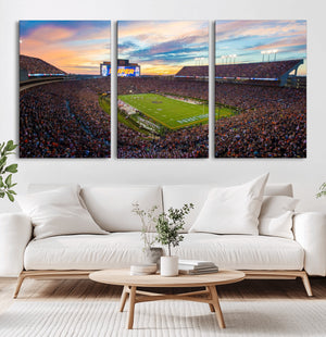 Jordan-Hare Stadium Wall Art Canvas Print, Football Stadium