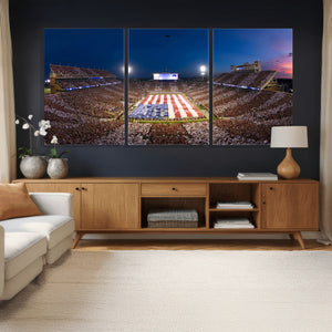 Oklahoma Sooners Memorial Stadium Wall Art Canvas Print,