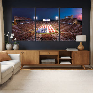 Oklahoma Memorial Stadium Wall Art Canvas Print – Oklahoma
